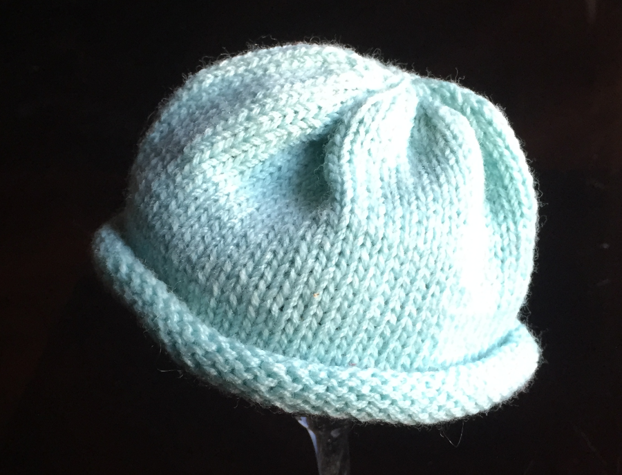 rolled brim hat